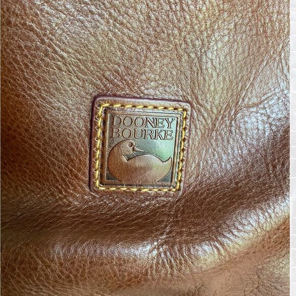 Dooney & Bourke Florentine Large Satchel in Chestnut - Picture 3 of 17